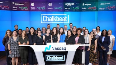 Chalkbeat marks 10-year anniversary by ringing the opening bell at Nasdaq